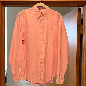 Ralph Lauren Pink Button Down Oxford Shirt